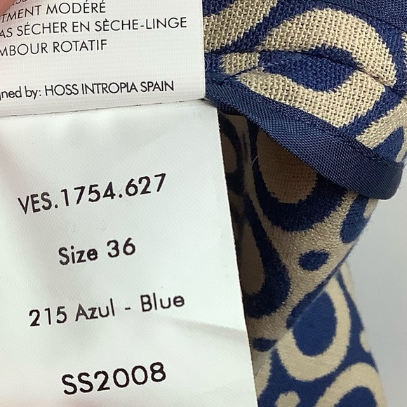 Hoss intropia - circle print a line dress - Picture 8 of 8